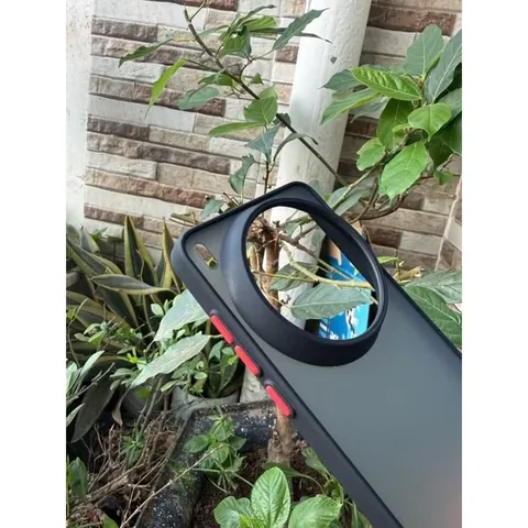 Ốp lưng Vivo X300 Ultra nhám viền màu,chống bám vân tay ( màu Đen)