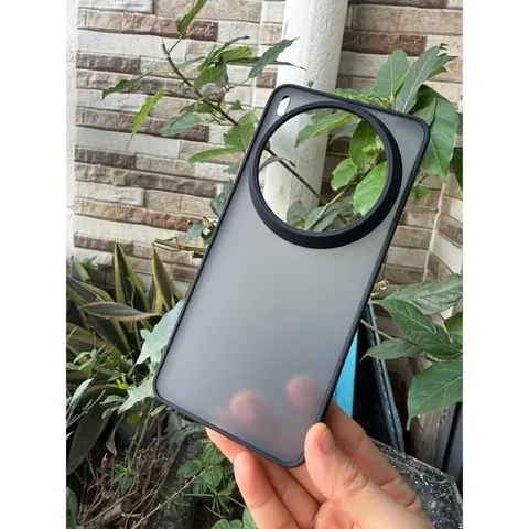Ốp lưng Vivo X300 Ultra nhám viền màu,chống bám vân tay ( màu Đen)
