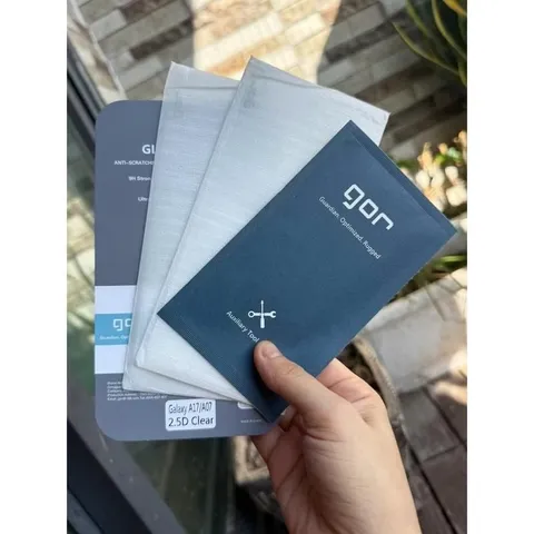 Bộ 2 kính cường lực GOR Samsung A17, A07 trong suốt, siêu mượt