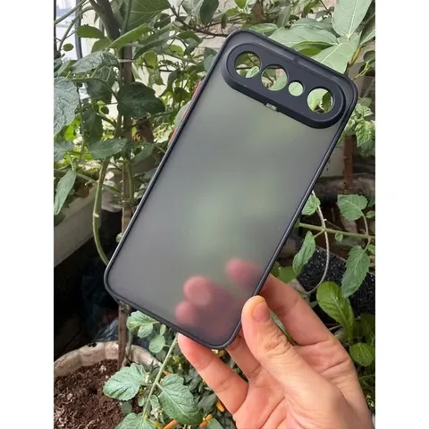 Ốp lưng Vivo S50 , S50 Pro Mini nhám viền màu,chống bám vân tay ( màu Đen)