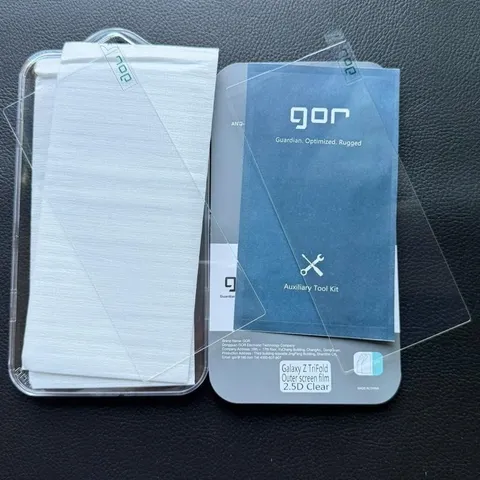 Bộ 2 Kính cường lực GOR Samsung Galaxy Z TRIFOLD suốt, siêu mượt ( hộp 2 miếng)