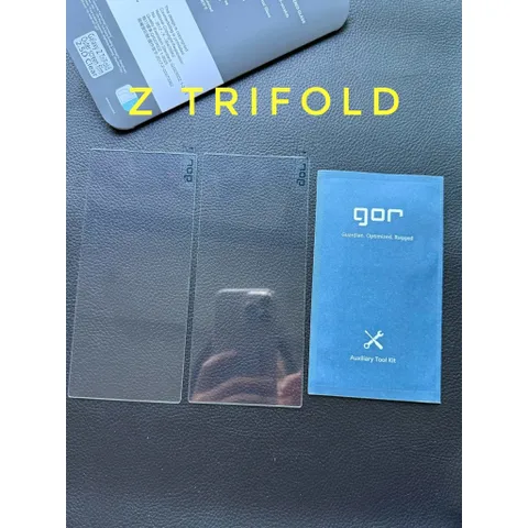 Bộ 2 Kính cường lực GOR Samsung Galaxy Z TRIFOLD suốt, siêu mượt ( hộp 2 miếng)