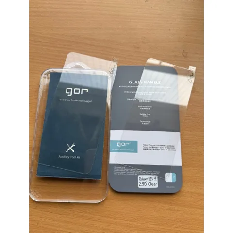 Bộ 2 kính cường lực GOR Samsung galaxy S25 FE trong suốt, siêu mượt