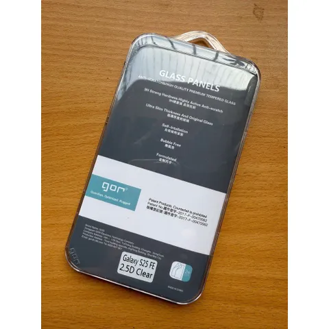 Bộ 2 kính cường lực GOR Samsung galaxy S25 FE trong suốt, siêu mượt