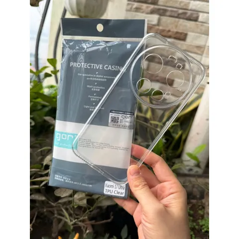 Ốp dẻo Gor Xiaomi 17 ultra trong suốt bảo vệ cam