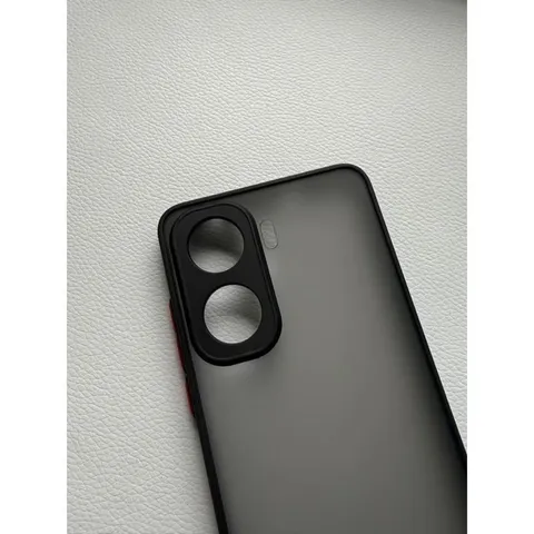 Ốp lưng Vivo iQOO Neo 11 nhám viền màu,chống bám vân tay ( màu Đen)