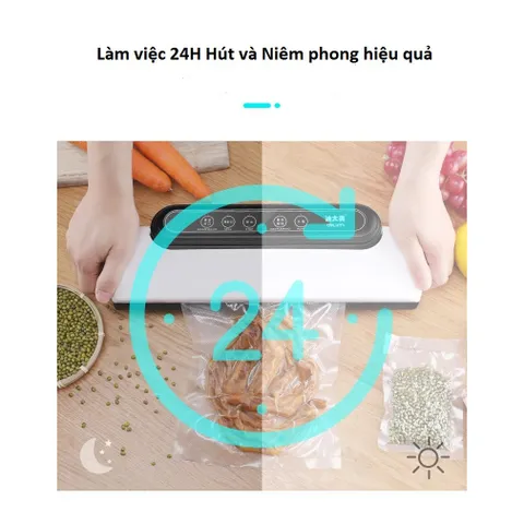 Máy hút chân Không DTM-600 Cao Cấp - bảo hành 12 tháng-tặng 10 túi hút 1 mặt nhám 17-25cm