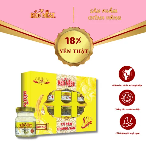 Yến sào khánh hòa nhân sâm 18% hộp quà REDNEST 856811
