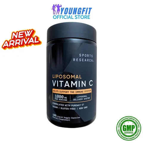Viên Uống Bổ Sung Vitamin C Liposomal PureWay-C Sports Research Công Nghệ Bảo Toàn Vi Chất Giúp Tăng Đề Kháng - YoungFit