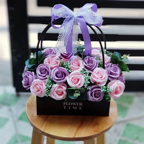 Hoa hồng sáp 4 lớp