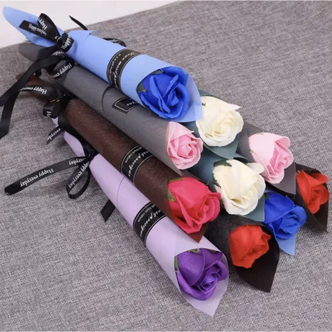 Hoa hồng sáp cực thơm 3 lớp