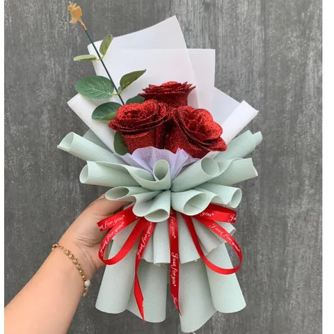Giấy xốp gói hoa ko nhăn ko thấm nước