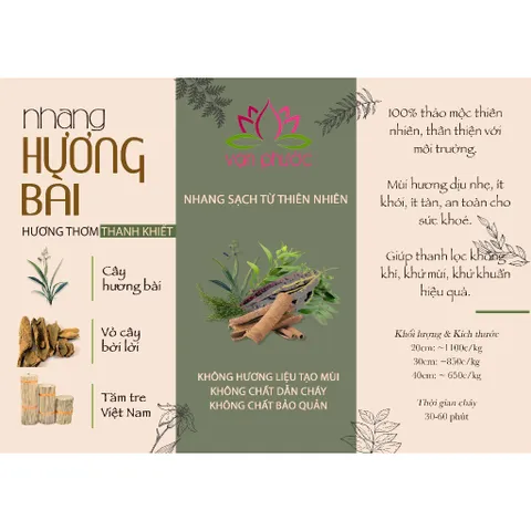 Nhang bài/hương bài sạch cao cấp