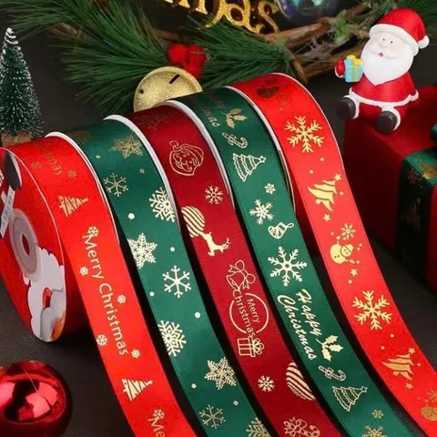 1 Cuộn Ruy Băng Trang Trí Giáng Sinh