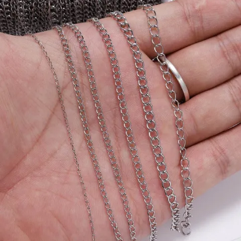 Dây xích dạng chuỗi làm dây chuyền handmade