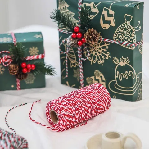 Dây cotton 2mm trang trí giáng sinh