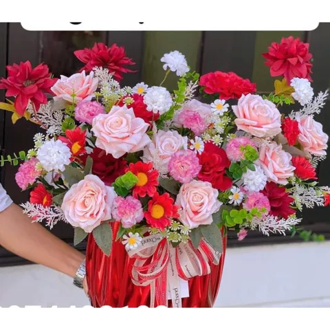 Cành cỏ điểm, cỏ điểm trắng trang trí hoa tươi, hoa sáp
