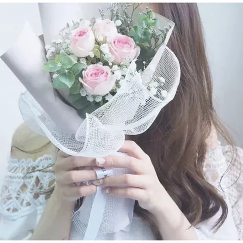Lưới thô ngắn gói hoa trang trí