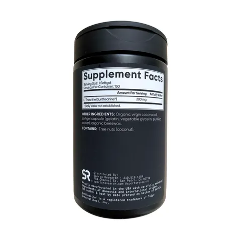 Viên Uống Bổ Sung L-Theanine Sports Research Hỗ Trợ Tinh Thần Giảm Căng Thẳng Cải Thiện Trí Nhớ - YoungFit