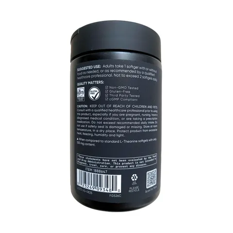 Viên Uống Bổ Sung L-Theanine Sports Research Hỗ Trợ Tinh Thần Giảm Căng Thẳng Cải Thiện Trí Nhớ - YoungFit