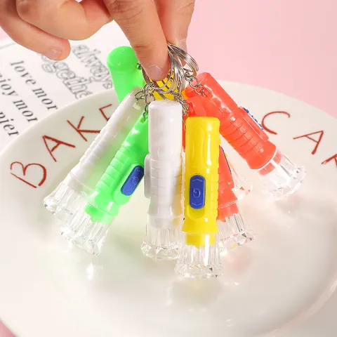 Combo 10 Móc Khóa Đèn Pin Mini Siêu Tiện Lợi Vừa Chiếu Sáng Vừa Làm Đồ Chơi Cho Bé