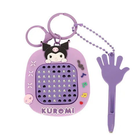 Móc Khóa Đồ Chơi Bi Nam Châm Mini Hình Hoạt Hình – Bảng Vẽ Giải Trí Kèm Móc Khóa Treo Cặp Cho Bé