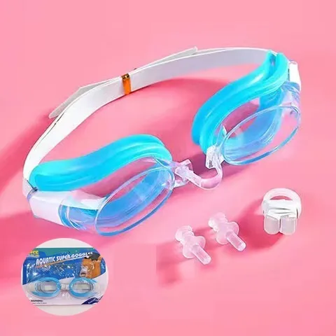 Kính Bơi Trẻ Em Mùa Hè Đi Biển, Bể Bơi – Chất Liệu Cao Cấp, Kèm Nút Bịt Tai Chống Nước, Nhiều Màu Sắc Đẹp