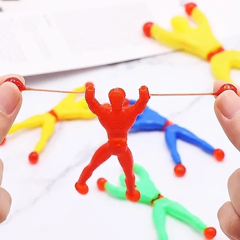 Đồ Chơi Người Nhện Bò Tường – Siêu Nhân Dẻo Dính 13cm, Đồ Chơi Sáng Tạo Giải Trí