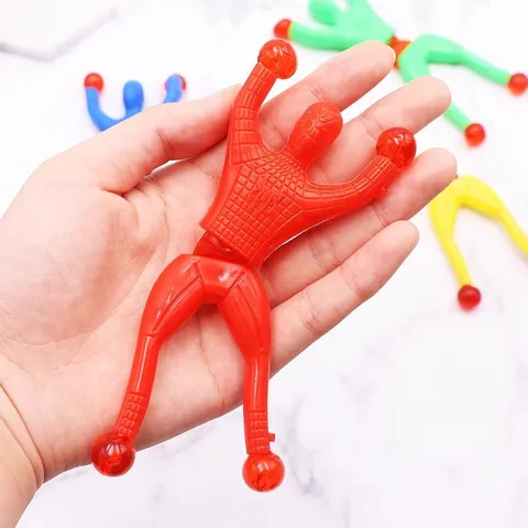 Đồ Chơi Người Nhện Bò Tường – Siêu Nhân Dẻo Dính 13cm, Đồ Chơi Sáng Tạo Giải Trí