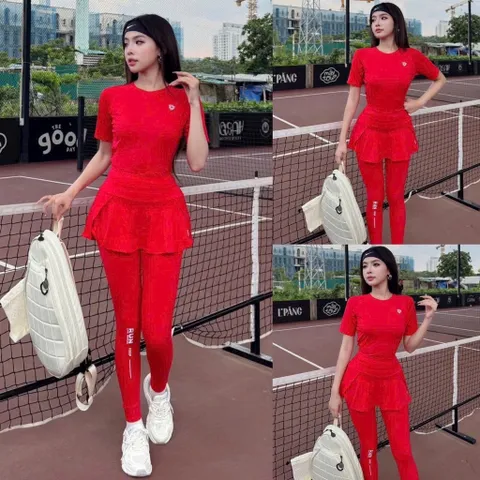 Chân váy legging thể thao nữ Garnet Sport vải thun lạnh co giãn thoáng mát mặc tập gym chạy bộ