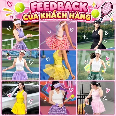 Chân váy tutu GARNET nữ thể thao tennis vải thun lạnh co giãn, siêu nhẹ thoáng mát, dáng xòe bồng