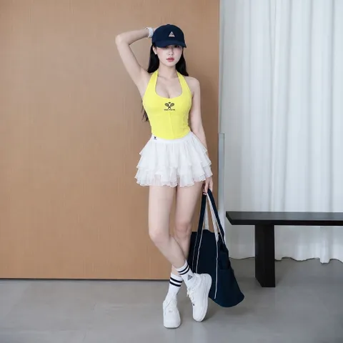 Chân váy voan nữ xếp tầng nhiều lớp dáng ngắn, voan mềm nhẹ thoáng mát, nhiều màu dễ phối đồ