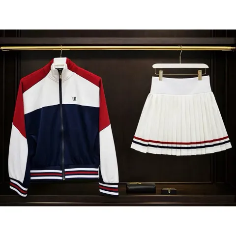 [GARNET] - Áo Khoác Thể Thao Nữ Jacket Thu Đông Vải Mềm Mịn Thoáng Khí Phù Hợp Chơi Pickleball, Tennis, Golf