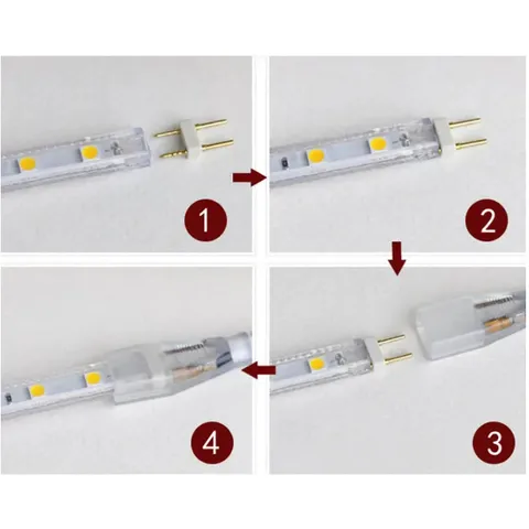 30M Combo Đèn LED dây đôi 2835, Dây led trang trí ngoài trời Siêu sáng =>>Tặng Nguồn LED