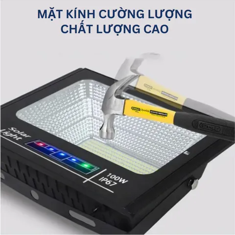 Đèn Pha Năng Lượng Mặt Trời, Chống Nước Ngoài Trời Siêu Sáng, Đèn Năng Lượng Mặt Trời Siêu Sáng