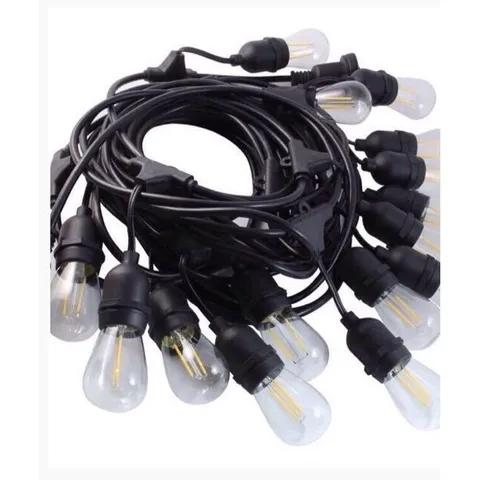 Bộ dây treo kín nước dài 10m 20 đuôi đèn e27