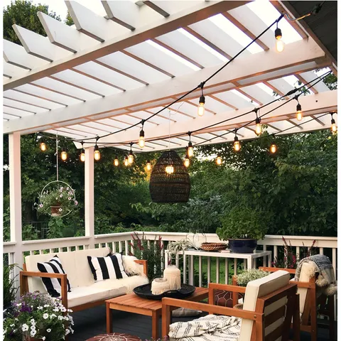 Bộ dây treo kín nước dài 10m 20 đuôi đèn e27