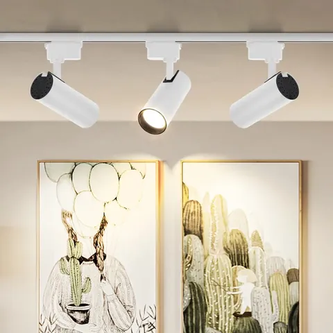 Combo 3 Đèn Rọi Ray +Thanh Ray 1 Mét ,Đèn Led Rọi Ống Bơ Trang Trí SHop, Quán Cà Phê