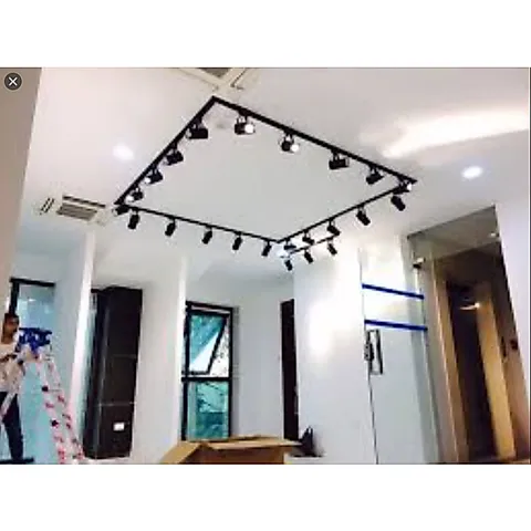 COMBO 4 Đèn rọi ray COB 20w 30w và 1  Thanh Ray  trang trí cửa hàng, shop quần áo, giầy dép,BH 2 năm