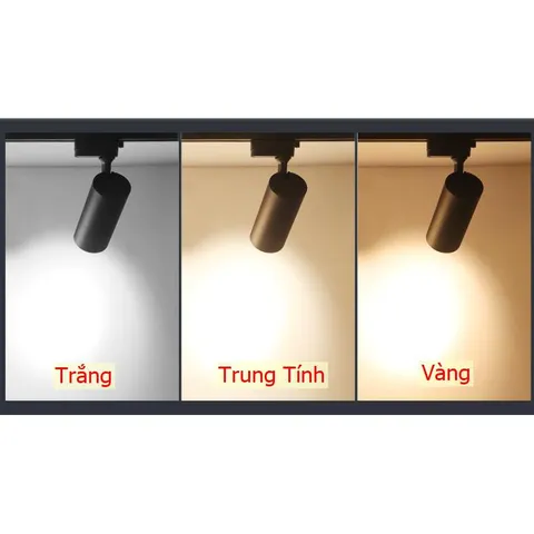 COMBO 3 Đèn 1 Thanh Ray 30W 20W 12W Trang Trí Shop Siêu Sáng, Siêu Bền
