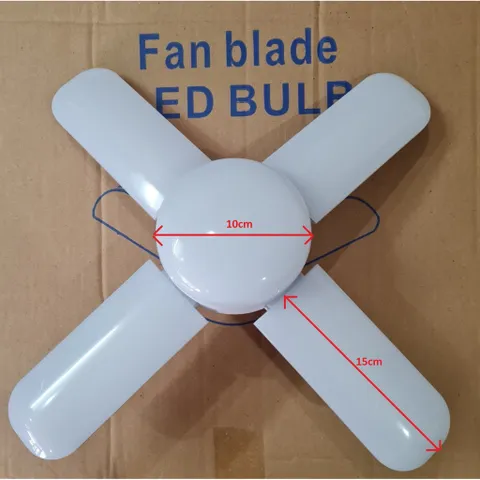 Bóng đèn led hình 4 cánh quạt 60w siêu sáng - bảo hành 1 năm