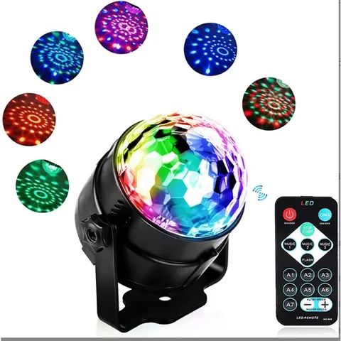 Bóng Đèn Led Sân Khấu Vũ Trường Xoay 7 Màu, Hàng chất lượng cao