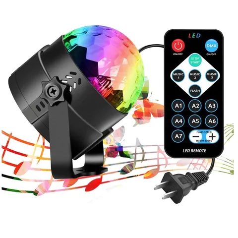Bóng Đèn Led Sân Khấu Vũ Trường Xoay 7 Màu, Hàng chất lượng cao