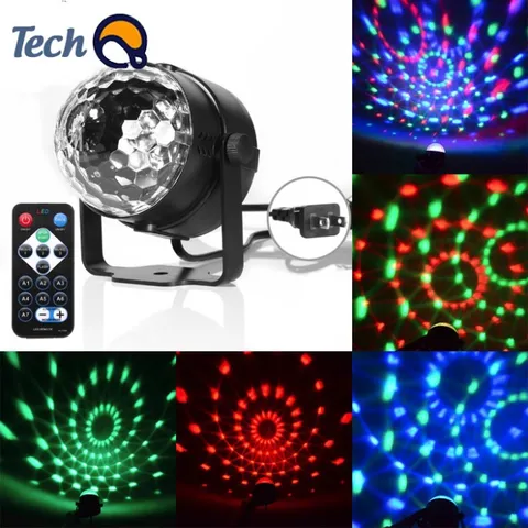Bóng Đèn Led Sân Khấu Vũ Trường Xoay 7 Màu, Hàng chất lượng cao