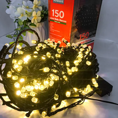 Đèn Led Nháy 50M Kim Cương, Dây Led 50M Trang Trí Tiểu Cảnh.