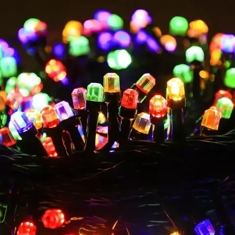 Đèn Led Nháy 50M Kim Cương, Dây Led 50M Trang Trí Tiểu Cảnh.