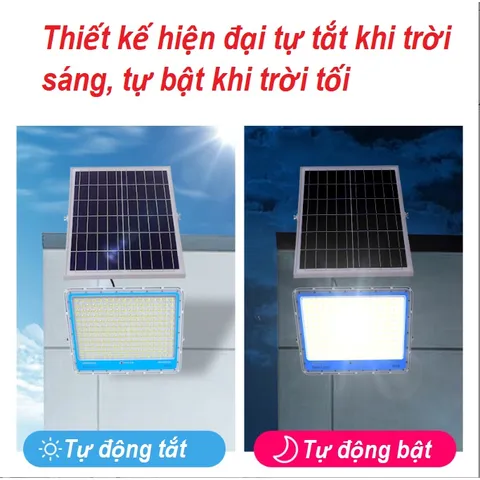 Đèn năng lượng mặt trời chống loá MAITO SOLAR có điều khiển, loại đèn năng lượng Solar Lamp chống nước IP66