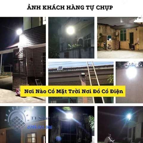 Đèn năng lượng mặt trời chống loá MAITO SOLAR có điều khiển, loại đèn năng lượng Solar Lamp chống nước IP66