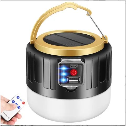 Bóng đèn tích điện 4 cánh có tấm pin năng lượng mặt trời sử dụng từ 6 đến 8 tiếng