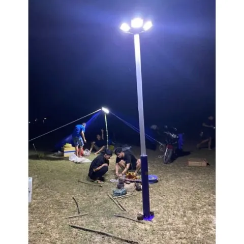Đèn năng lượng mặt trời sân vườn, công viên UFO công suất 500W siêu sáng chống nước IP66